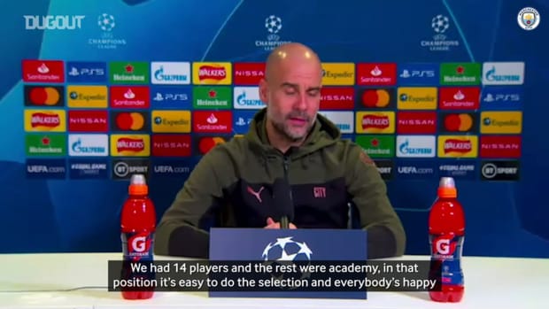 Guardiola on Sterling and team selection ahead of Gladbach